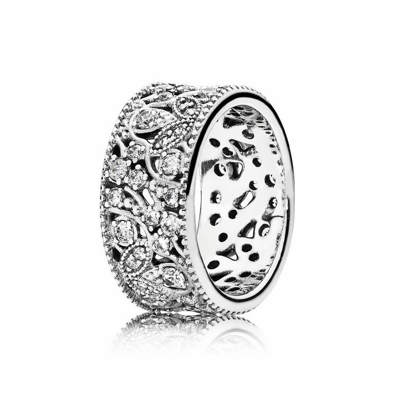 Inele statement Pandora Shimmering Leaves Argint (H40jyr8f)